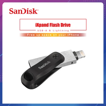 

New SanDisk USB Flash Drive iXPand U Disk OTG Lightning Connector USB3.0 Stick 256GB 128GB MFi For iPhone & iPad SDIX60N