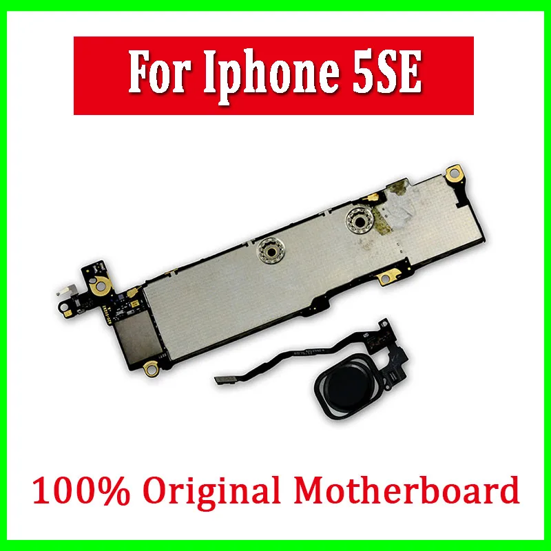 Материнская плата для iPhone SE, разблокировка, материнская плата с сенсорным ID для iPhone SE, полная рабочая материнская плата 16 ГБ 32 ГБ 64 ГБ 128 ГБ, хорошо протестирована