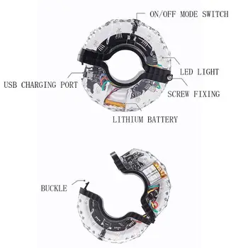 

2020 New Rechargeable Waterproof Bicycle Wheel Light Children's Slide Balance Car Special