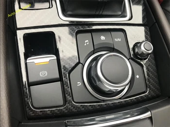

Lapetus Gear Shifter Box + Multimedia Box Panel Cover Trim 2 Piece Interior Refit Kit For Mazda 3 2017 2018 Carbon Fiber Look