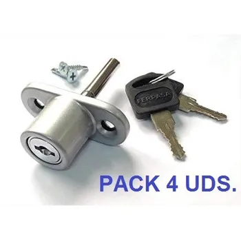 

FERPASA LOCKS SLIDING WINDOWS SILVER PACK 4-KEYED ALIKE