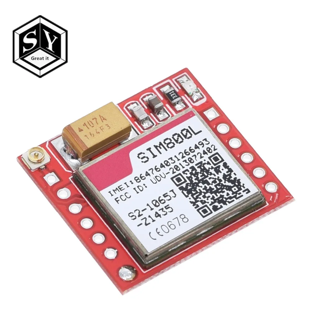 1 шт. большой маленький SIM800L GPRS GSM модуль карта MicroSIM Core BOard Quad-band ttl последовательный порт