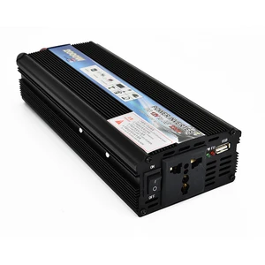 Автомобильный инвертор 12 В 220 в 2000 Вт, преобразователь напряжения постоянного тока в 12 В переменного тока в 220 В, автомобильный преобразователь напряжения с USB, автомобильное зарядное устройство для iPhone 6 7 8 X XR - изображение