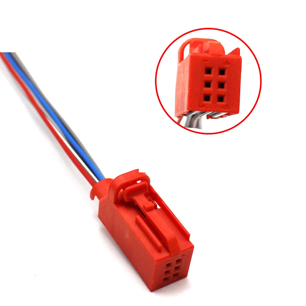 

LARBLL 6 Pin/Way Car Tire Pressure Alarm Plug Connector 4D0971636 for VW Golf CC Jatta Skoda Fabia Audi A3 A4