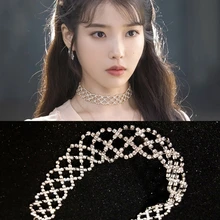 Лидер продаж модное платье в Корейском стиле, роскошные ювелирные изделия из чистого стразы колье Для женщин кулон Цепочки и ожерелья цепи коренастый заявление нагрудник кулон цепи Цепочки и ожерелья