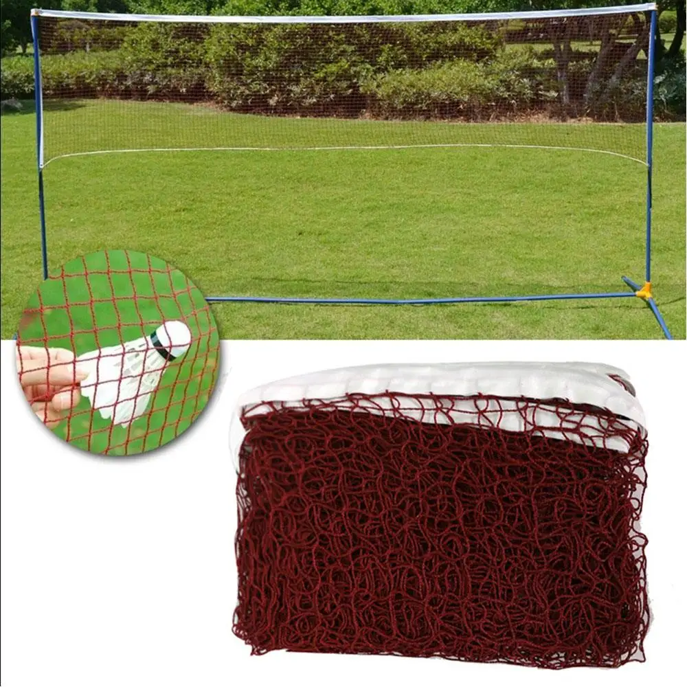 

6.1mX0.75m Professional Sport Training Standard Badminton Net Outdoor Tennis Net Mesh Volleyball Net Exercise