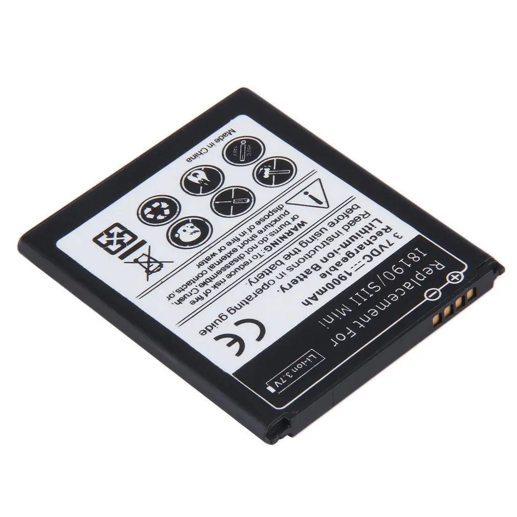 Сменный литий-ионный аккумулятор для GALAXY EB-F1M7FLU S3mini I8190 1900mAh QT