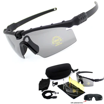 

Tactical Glasses Polarized Hunting Shooting Goggles UV Protection Sport Eyewear Outdoor Hiking Camping Glasses