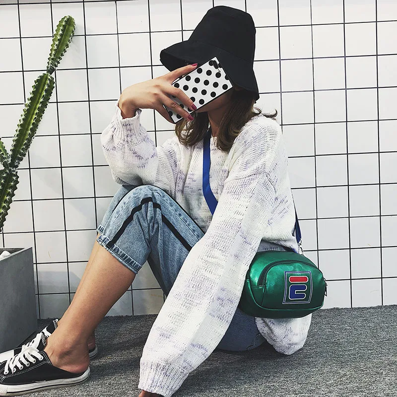 

INS Bag Women's 2019 New Style CHIC Shoulder Bag Cool GIRL'S Versatile Street-Style Honey Disco Dancing Bag Hong Kong Style