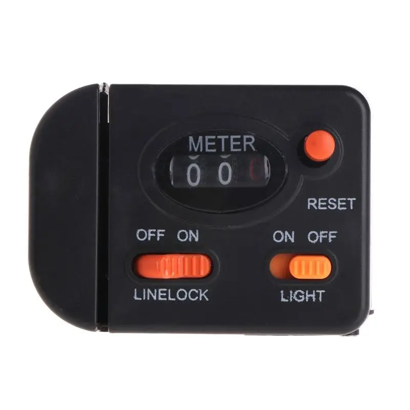 

ABGZ-Fishing Length Counter Clip On Rod Meter Gauge Depth Finder Digital Jigging 99.9m