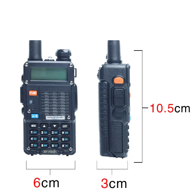 Baofeng BF-F8HP Walkie Talkie 144 / 430 8W High Power Uv Dual 50 Km Outdoor Self Driving Tour Hotel Portable Ham Radio Station