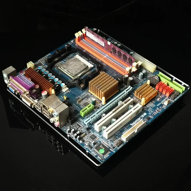 컴퓨터 케이스 투명 아크릴 싱글 보드 컴퓨터 마더보드, DIY 개조 브래킷, ITX E M-ATX 메인보드 브래킷
