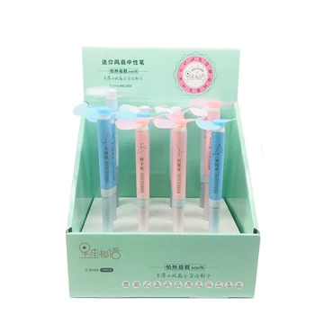 

Constellations Gel Pen With Electric Fan Creative Multi-function Fan Gel Pens Cool Black Ink 0.5mm Kawaii School Supplies