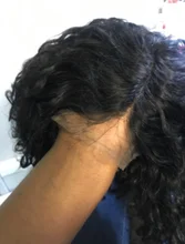 Pelucas de cabello humano peruano para mujeres negras, postizo de ondas profundas con cierre de encaje, 4x4