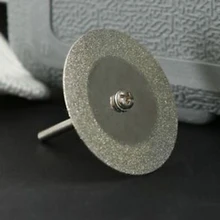 10 шт. 40 мм 1,6 алмазный отрезной полировальный диск колеса ж/Арбор для роторного инструмента