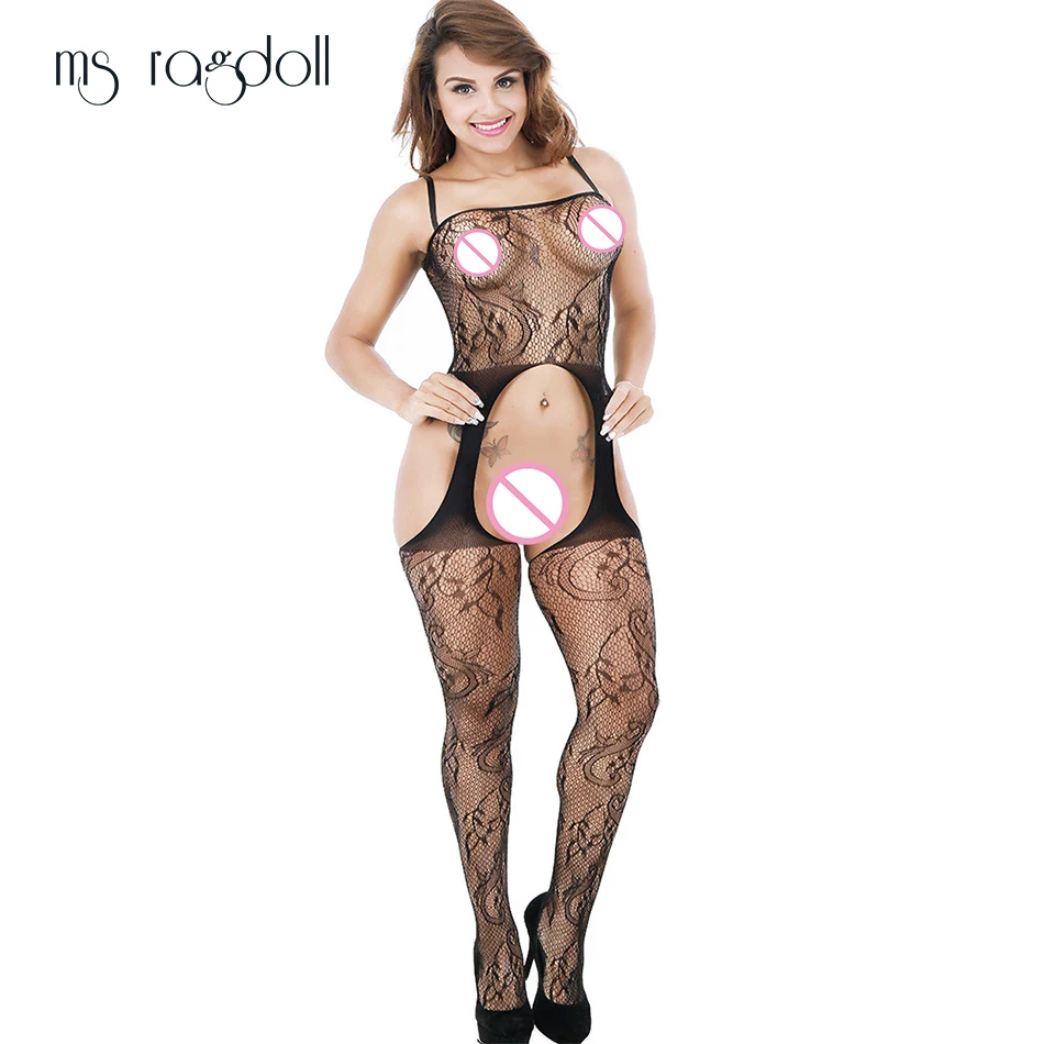 Сексуальное боди с открытой промежностью Ms Ragdoll сексуальное нижнее белье одежда
