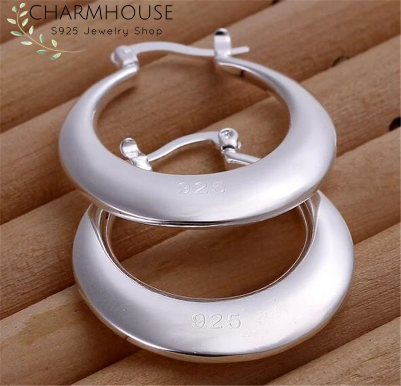 Charmhouse серьги-кольца для женщин серебро 925 Moon Ear манжеты Brincos Femme Pendientes свадебные ювелирные украшения подарки