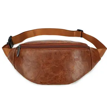 

Fashion Men's Zip Leather Messenger Bag Shoulder Bag Pocket
