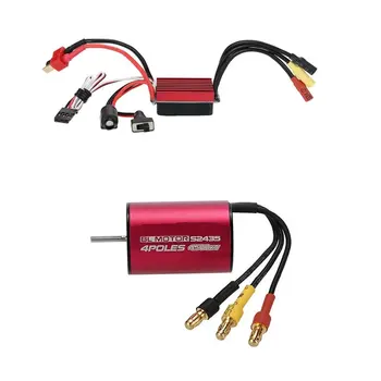 

CA4229 Waterproof 4500kv Brushless Motor 25a Esc For Rc Car 1:10 Parts Set