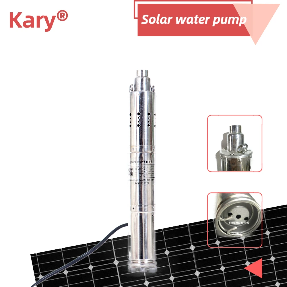 Высококачественный водяной насос 24 В погружной сельскохозяйственный для
