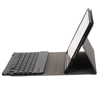 

Flip Stand Protective Cover Detachable Artificial PU With Pencil Holder Keyboard Case Anti-scratch Multi-angle For Ipad 10.2
