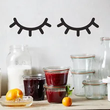 Вентилятор xi наклейки на стену северные европейские стиль INS девушки Сердце Ресницы двери наклейки магниты на холодильник Виниловые стены