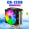 Jonsbo CR1200 CPU Cooler Fan RGB 3Pin 2 Heat Pipe Tower Automatic Lighting Cooling Fans Heatsink for LGA 775/1150/AM4/AM3+/AM3 ► Photo 2/6