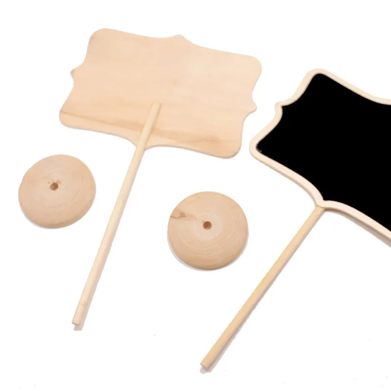 black board wooden place card holder favors (4)