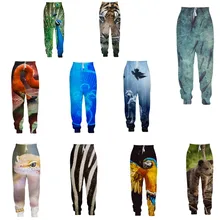 EAnvog, S-5XL, 3D принт, животные, узоры, свободные брюки, полная длина, шнурок, крутые животные, спортивные штаны, повседневные, пара, длинные штаны