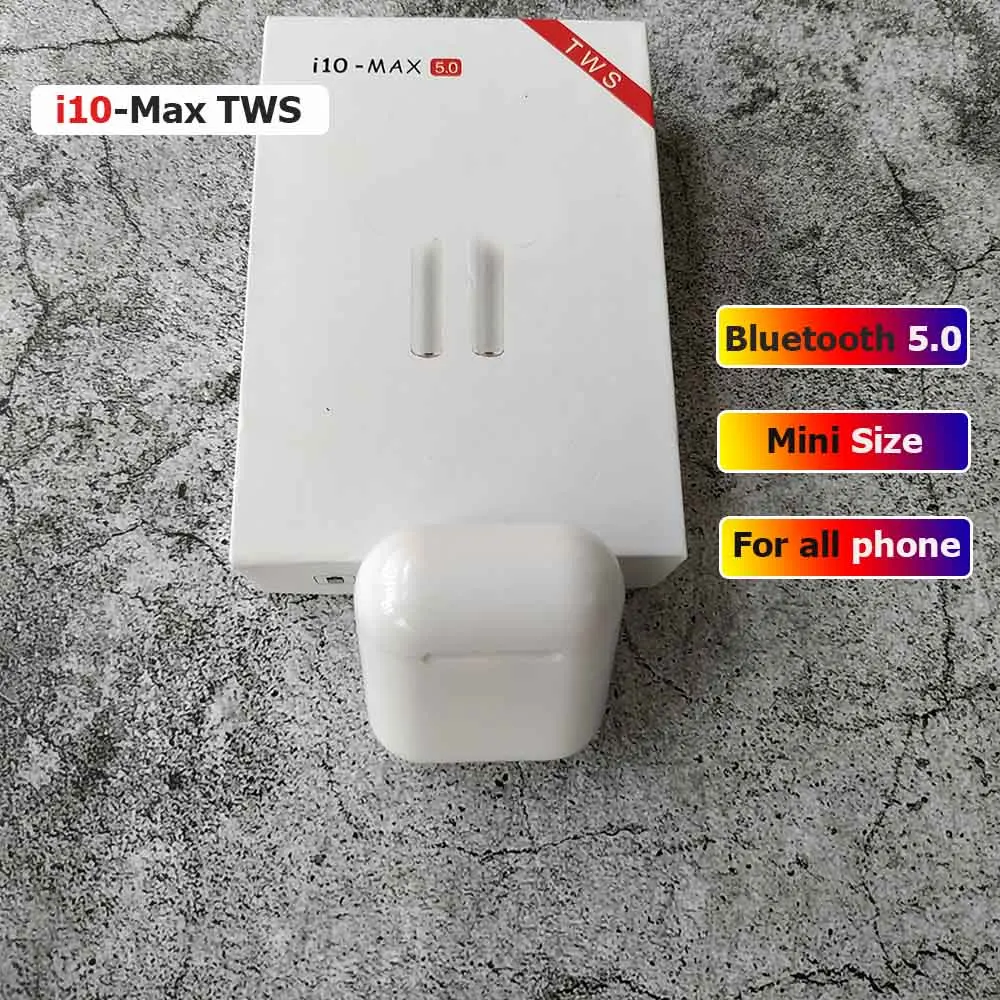 i10 max i10 TWS Mini Bluetooth 5,0 наушники с зарядным устройством бинауральные звонки для iphone samsung все смартфон