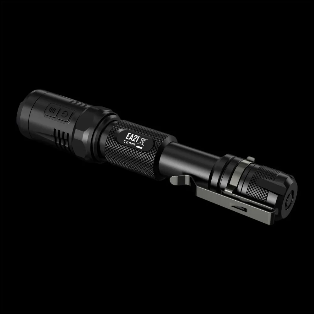 Скидка NITECORE EA21 CREE XPG2 светодиодный фонарик водонепроницаемый алюминиевый 2AA аккумулятор портативный фонарь для путешествий