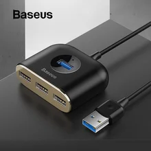 Usb-хаб Baseus 4 в 1 с разъемом USB 3,0 для MacBook Pro/Air, usb-разветвитель с 4 портами type-C для huawei Matebook, компьютерные аксессуары