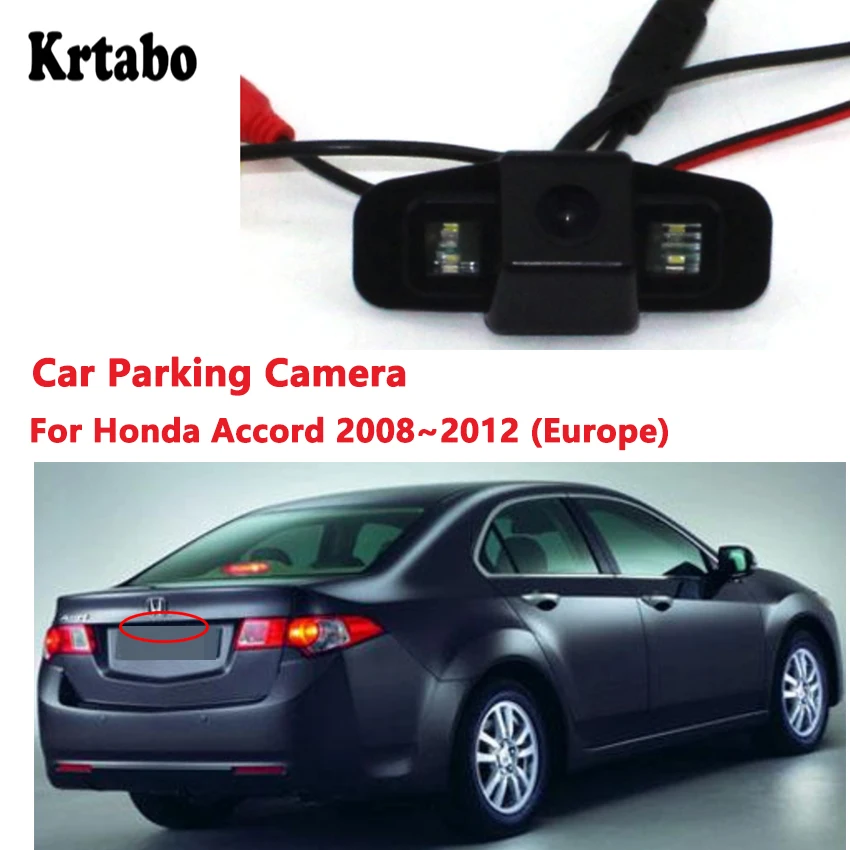 

krtabo parking camera for Honda Accord 2008 2009 2010 2011 2012 (Europe) high quality waterproof car back up camera
