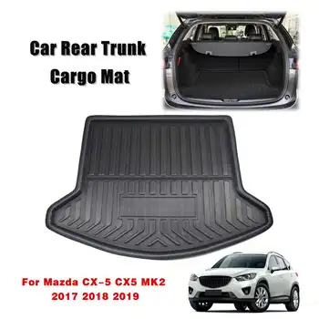 

Cargo Liner Boot Tray Rear Trunk Cover Matt Mat Floor Carpet Kick Pad Mud Non-slip For Mazda CX-5 CX5 MK2 2017 2018 2019 2nd