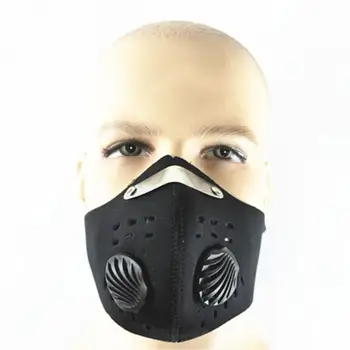 

Sticky band air mask Anti-Pollution Mask with Respirator Washable Reusable Masks with Removable air valve anti-fog face mask