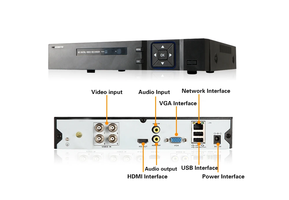 4CH система видеонаблюдения 1080P HDMI AHD 4CH DVR 4 шт. 2,0 Мп ИК наружная камера безопасности 3000TVL камера наблюдения 1080 P ahd dvr