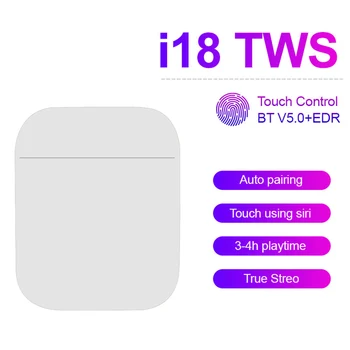 

2020 Original i18 TWS wireless Bluetooth headset for iphone Xiaomi Huawei Tablet Android PK i14 i7S i11 i12 i9 i30 i90 PRO