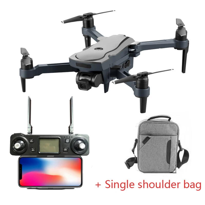 OTPRO мини-Дрон gps 5,8G 1 км Складная рукоятка FPV с камерой 4K UHD 1080P RC Дрон Квадрокоптер RTF высокоскоростной Дрон Вертолет НЛО - Цвет: DRONE SINGLE BAG