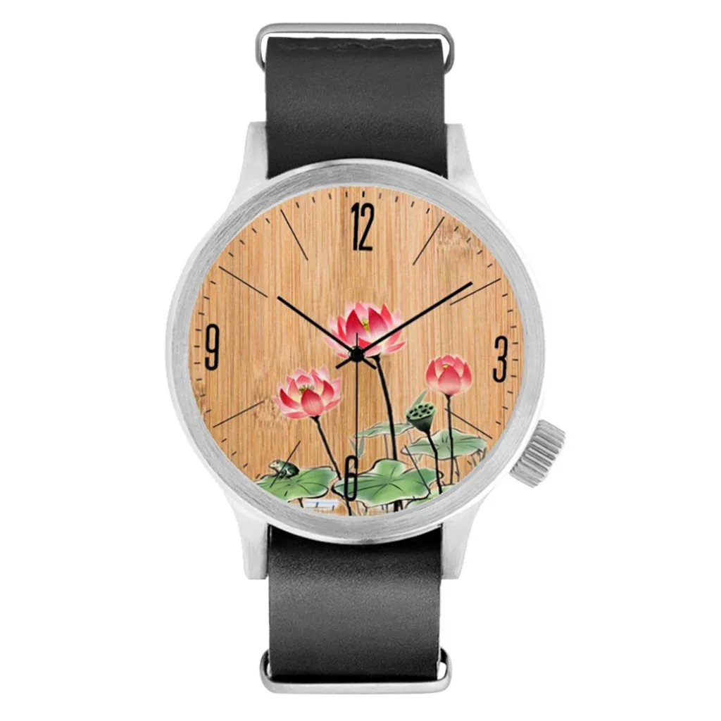 Простые цифровые часы, новые часы с натуральным бамбуком, деревянные бамбуковые часы, мужские часы, простые деревянные кварцевые часы, Прямая поставка