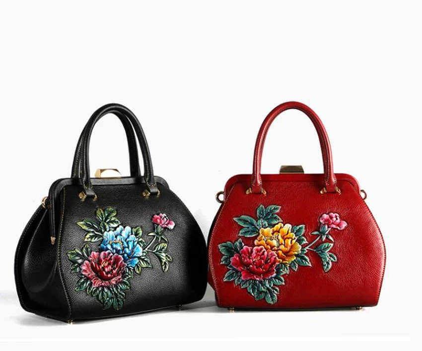 SUWERER Top quality women Genuine Leather bag luxury handbags women bags designer bags famous brand women bags tote bag
