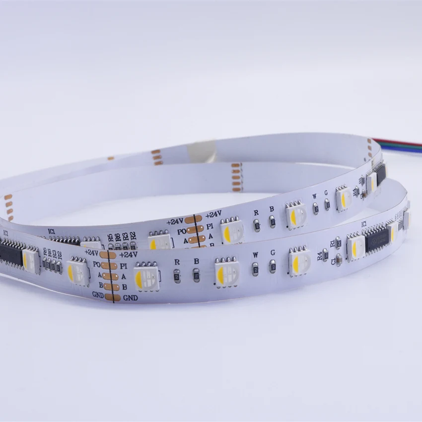 Цифровая светодиодная лента UCS512C4 24 В 60 светодиодов RGBW 5 м 16 7 футов цифровая