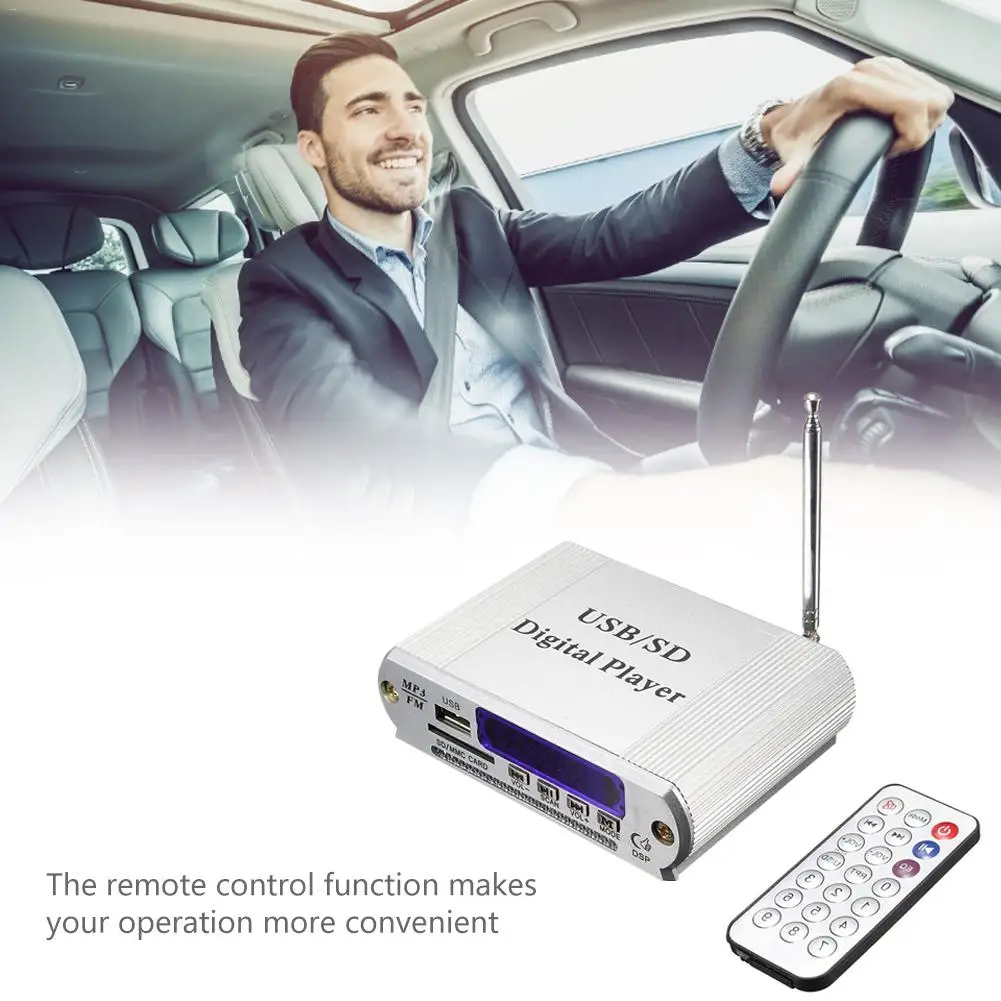 Mini MP3 USB SD Digital Player FM Radio Remote Control LED Display Headphone | Автомобили и мотоциклы