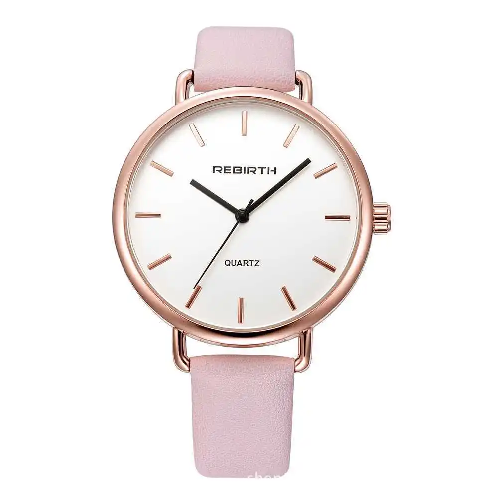 

2019 Wechat Business Supply of Goods Quartz Watch Circle Processing Customizable Rebirth Li bo fu Fashion Delicacy Watch