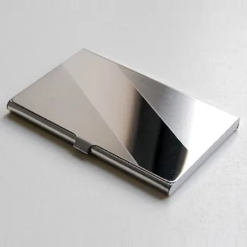 

Stainless Steel Aluminium Business ID Credit Card Holder Case Cover business card case bevel Чехол для визиток 2020 New
