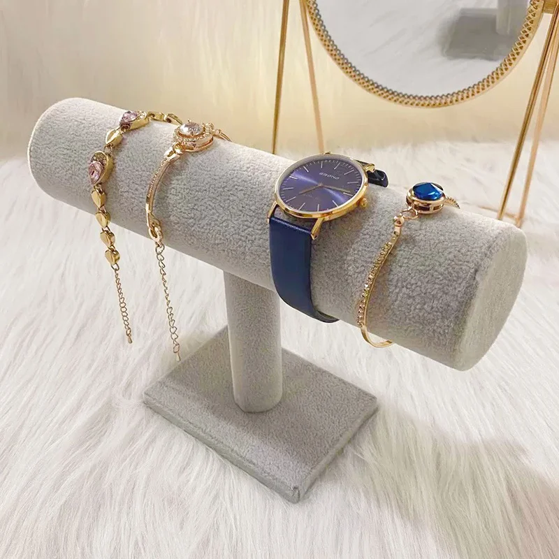 

Velvet Bracelet Stand Jewelry Display Stand Watch Box Bracelet Storage Rack Counter Jewellry Display Props Organizer