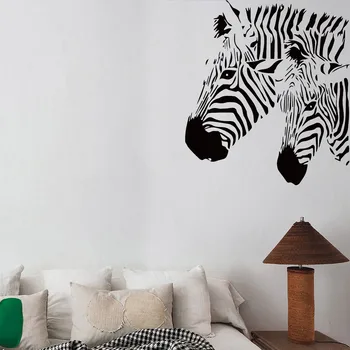 

Art Design Zebra Wall Sticker Home Decor Vinyl Beautiful Nursery Kids Bedroom Decal Art Murals WL1273