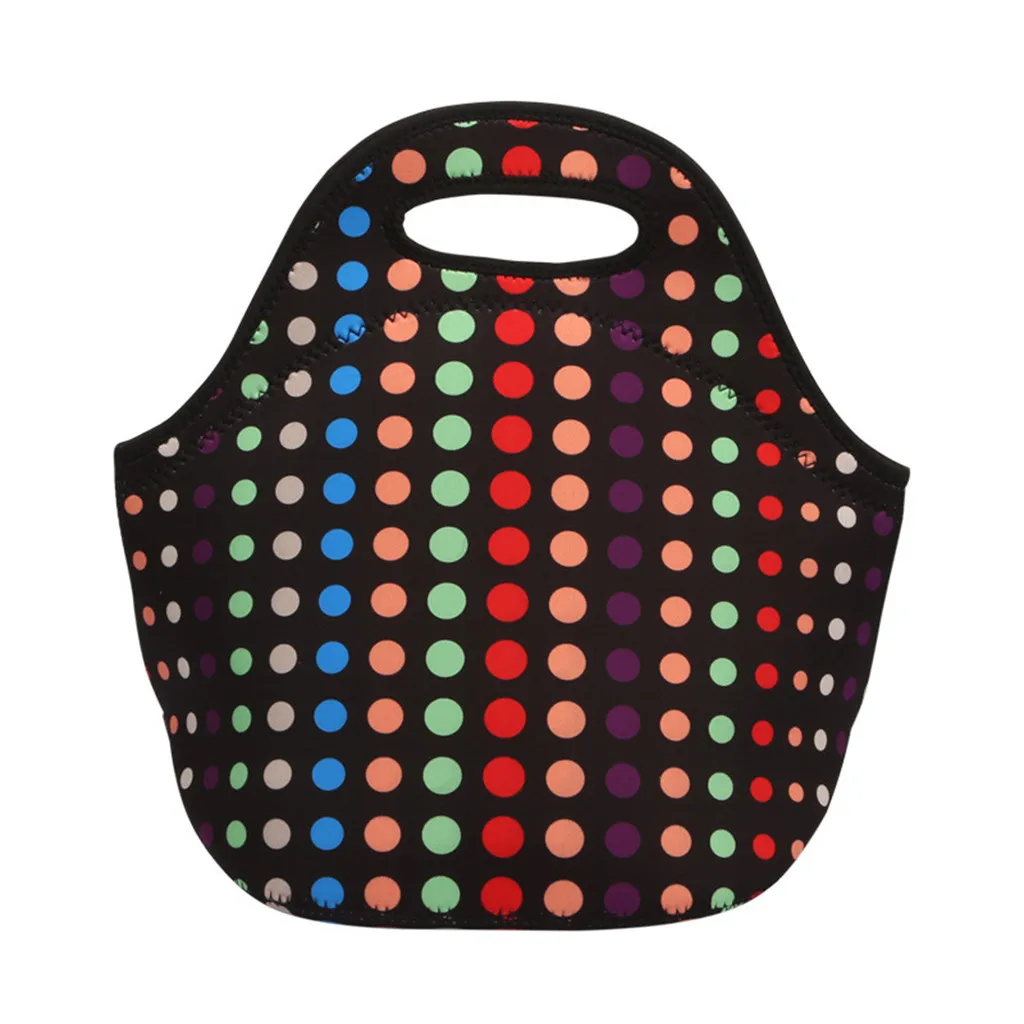Fiambrera portátil de neopreno para mujeres, adultos y niños, bolsa aislante e impermeable