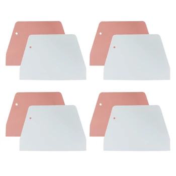 

30Pcs Baking Trapezoid Scraper Plastic Cake Cutter Cake Scraper Baking Supplies