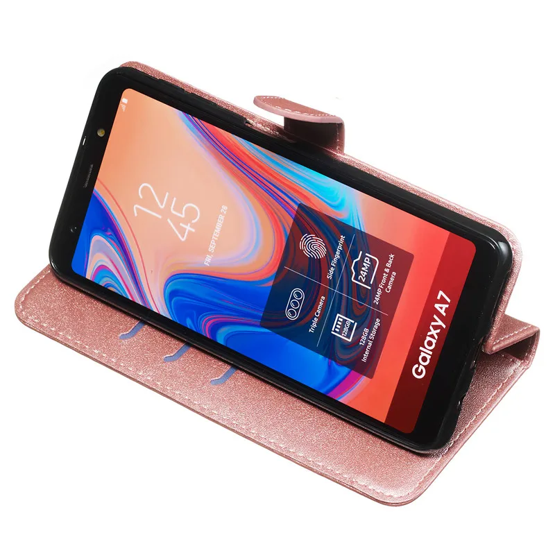 Кожаный чехол-кошелек на молнии для samsung A7, чехол-книжка для samsung Galaxy A7, SM-A750F, A750, A 7, держатель для карт, сумка для телефона