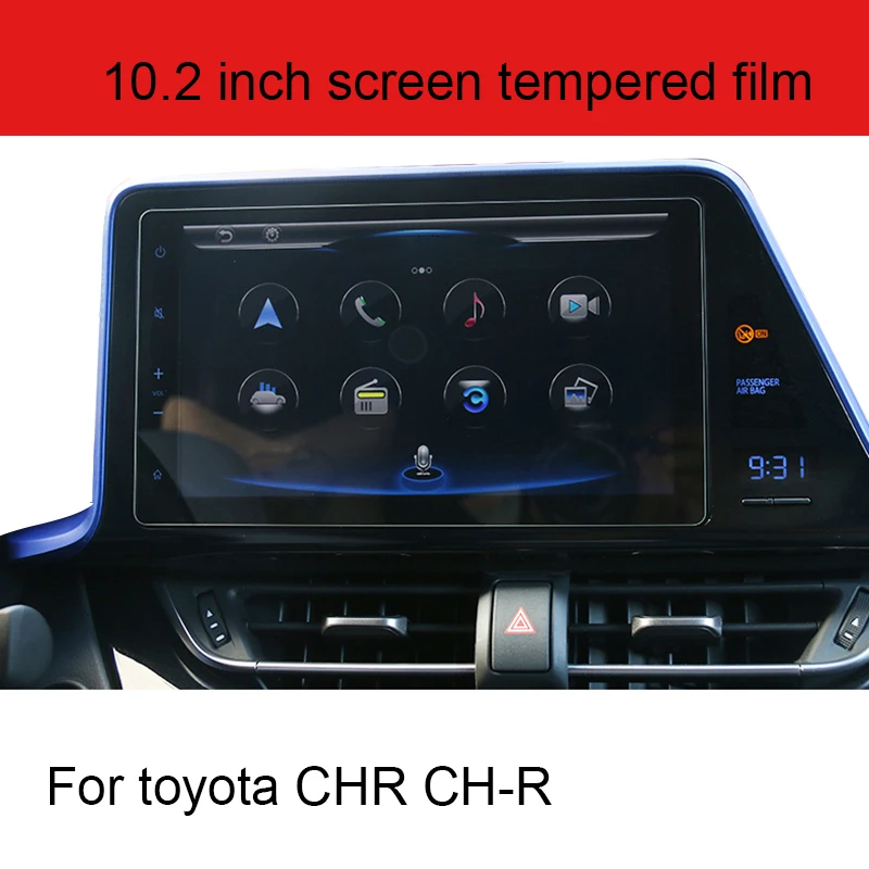 Lsrtw2017 10,2 дюймов для Toyota Chr C-hr против царапин ЖК-дисплей Автомобильный Gps навигатор сенсорный экран закаленное защитное стекло наклейка